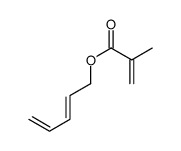 penta-2,4-dienyl 2-methylprop-2-enoate Structure