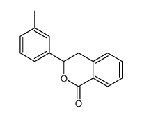 3-(3-methylphenyl)-3,4-dihydroisochromen-1-one结构式