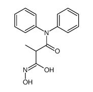 N-hydroxy-2-methyl-N',N'-diphenylpropanediamide结构式