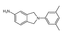 2-(3,5-dimethylphenyl)-1,3-dihydroisoindol-5-amine结构式