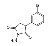 N-amino-3-bromophenylsuccinimide结构式