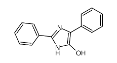 2,5-diphenyl-1H-imidazol-4-ol结构式