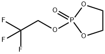 2-(2,2,2-Trifluoroethoxy)-1,3,2-dioxaphospholane 2-Oxide Structure