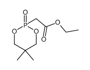 2-[(ethoxycarbonyl)methyl]-2-oxo-5,5-dimethyl-1,3,2-dioxaphosphorinane Structure