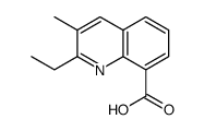 2-Ethyl-3-methylquinoline-8-carboxylicacid Structure