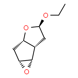 2H-Oxireno[3,4]cyclopenta[1,2-b]furan,4-ethoxyhexahydro-,(1a-alpha-,2a-alpha-,4-alpha-,5a-alpha-,5b-alpha-)-(9CI) structure