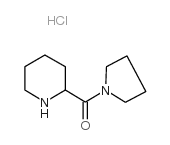 2-哌啶基(1-吡咯基)甲酮盐酸盐结构式