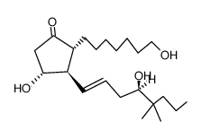 (11α,13E,16R)-1,11,16-Trihydroxy-17,17-dimethylprost-13-en-9-one structure