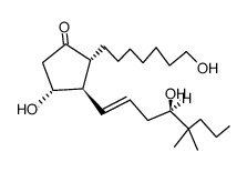 (11α,13E,16R)-1,11,16-Trihydroxy-17,17-dimethylprost-13-en-9-one结构式