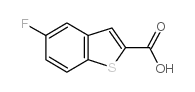 5-氟苯并[b]噻吩-2-羧酸结构式