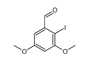 2-iodo-3,5-dimethoxybenzaldehyde结构式