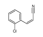 (2E)-3-(2-Chlorophenyl)acrylonitrile结构式