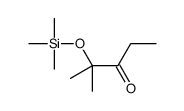 2-methyl-2-trimethylsilyloxypentan-3-one结构式