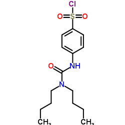 4-(3,3-DIBUTYL-UREIDO)-BENZENESULFONYL CHLORIDE结构式