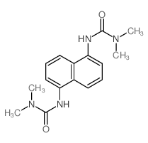 Urea, N,N-1,5-naphthalenediylbis[N, N-dimethyl-结构式