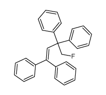 4-Fluoro-1,1,3,3-tetraphenyl-1-butene Structure