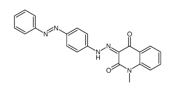 4-hydroxy-1-methyl-3-[[4-(phenylazo)phenyl]azo]-2-quinolone Structure