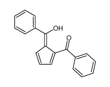 2-benzoyl-6-hydroxy-6-phenylpentafulvalene Structure