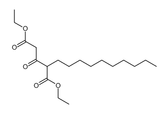 Ethyl 4-ethoxycarbonyl-3-oxotetradecanoate Structure