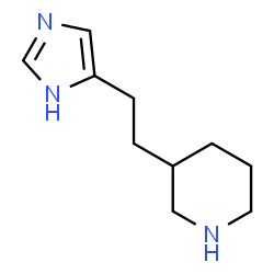 3-[2-(1H-IMIDAZOL-4-YL)-ETHYL]-PIPERIDINE结构式