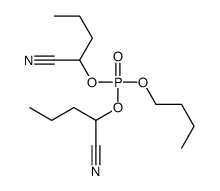 Bis(1-cyanobutyl)butyl=phosphate Structure