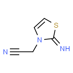 3(2H)-Thiazoleacetonitrile,2-imino-(9CI) structure
