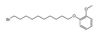 1-(10-bromo-decyloxy)-2-methoxy-benzene结构式