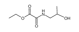 ethyl 2-((2-hydroxypropyl)amino)-2-oxoacetate Structure