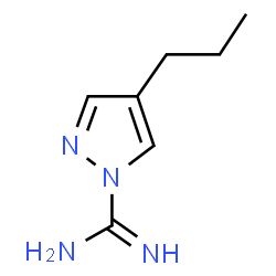 1H-Pyrazole-1-carboximidamide,4-propyl-(9CI) Structure