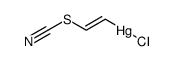 (E)-(2-thiocyanatovinyl)mercury(II) chloride Structure