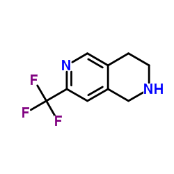 7-三氟甲基-1,2,3,4-四氢-[2,6]萘啶结构式