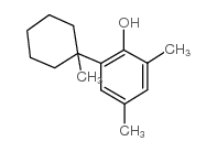 2,4-二甲基-6-(1-甲基环己基)苯酚结构式