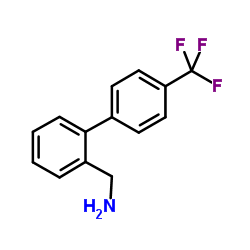 1-[4'-(Trifluoromethyl)-2-biphenylyl]methanamine structure