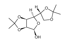 2,3:5,6-DI-O-ISOPROPYLIDENE-D-MANNOFURANOSE) structure
