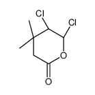 (5R,6R)-5,6-dichloro-4,4-dimethyloxan-2-one Structure