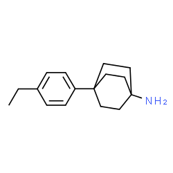Bicyclo[2.2.2]octan-1-amine, 4-(p-ethylphenyl)- (8CI)结构式