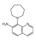 8-(azepan-1-yl)quinolin-7-amine结构式