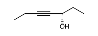4-Heptyn-3-ol, (3S)结构式