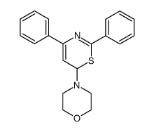 4-(2,4-diphenyl-6H-1,3-thiazin-6-yl)morpholine Structure