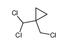 1-(chloromethyl)-1-(dichloromethyl)cyclopropane结构式
