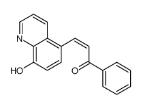 3-(8-hydroxyquinolin-5-yl)-1-phenylprop-2-en-1-one结构式