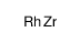 rhodium,zirconium (1:3) Structure