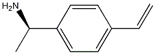 Benzenemethanamine, 4-ethenyl-.alpha.-methyl-, (R)- (9CI) structure