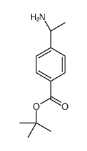 (1S)-4-[1-氨基乙基]苯甲酸 1,1-二甲基乙酯结构式