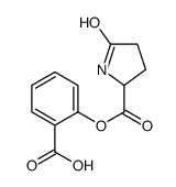 o-carboxyphenyl 5-oxo-DL-prolinate结构式