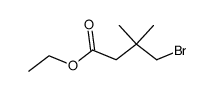 4-bromo-3,3-dimethyl-butyric acid ethyl ester结构式