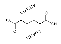 2,5-diazido-adipic acid Structure