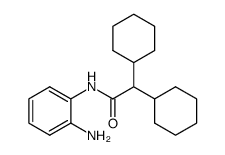 N-(2-aminophenyl)-2,2-dicyclohexylacetamide结构式