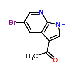 1-(5-bromo-1H-pyrrolo[2,3-b]pyridin-3-yl)ethanone Structure