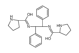 (S)-N-((1S,2S)-1,2-diphenyl-2-((S)-pyrrolidine-2-carboxamido)ethyl)pyrrolidine-2-carboxamide structure